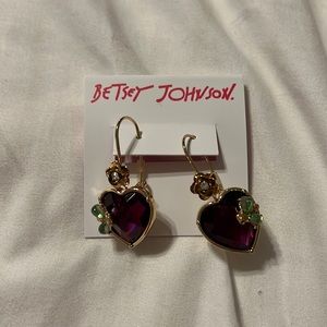 Betsey Johnson Earrings. Never worn original packaging